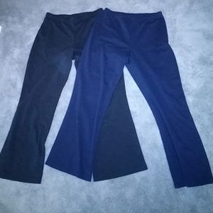 2 PAIRS OF PULL UP TROUSERS